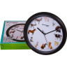 Часы настенные BRESSER Junior, 25 см, с животными 75315