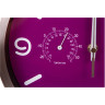 Часы настенные BRESSER MyTime ND DCF Thermo/Hygro, 25 см, фиолетовые 76445