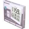 Метеостанция (настенные часы) BRESSER TemeoTrend JC LCD с радиоуправлением, белая 73268
